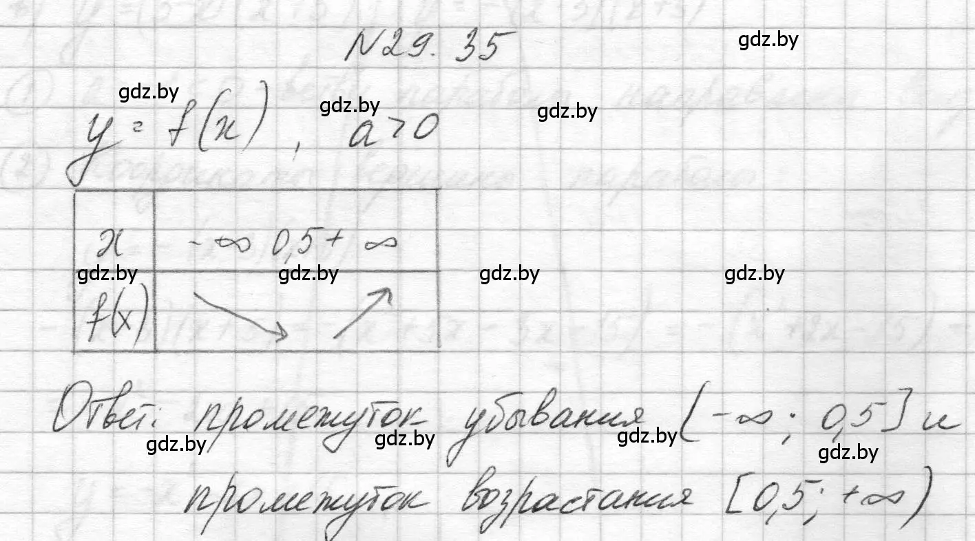 Решение номер 29.35 (страница 136) гдз по алгебре 7-9 класс Арефьева, Пирютко, сборник задач