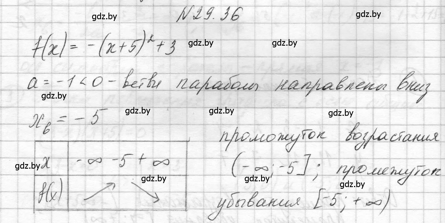 Решение номер 29.36 (страница 136) гдз по алгебре 7-9 класс Арефьева, Пирютко, сборник задач