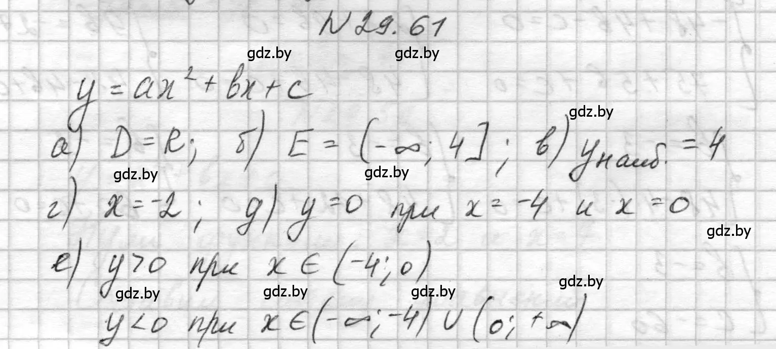 Решение номер 29.61 (страница 139) гдз по алгебре 7-9 класс Арефьева, Пирютко, сборник задач