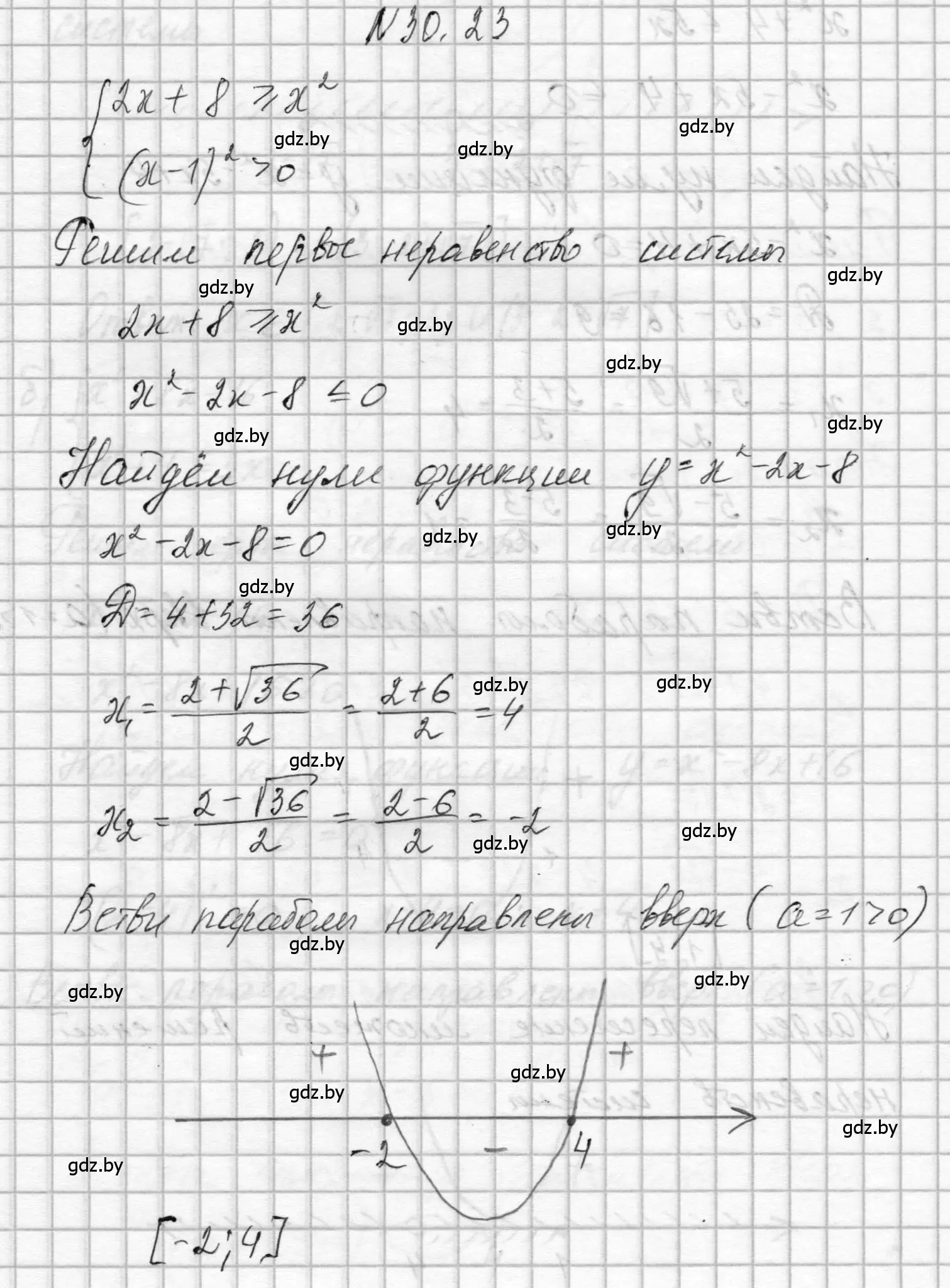 Решение номер 30.23 (страница 144) гдз по алгебре 7-9 класс Арефьева, Пирютко, сборник задач