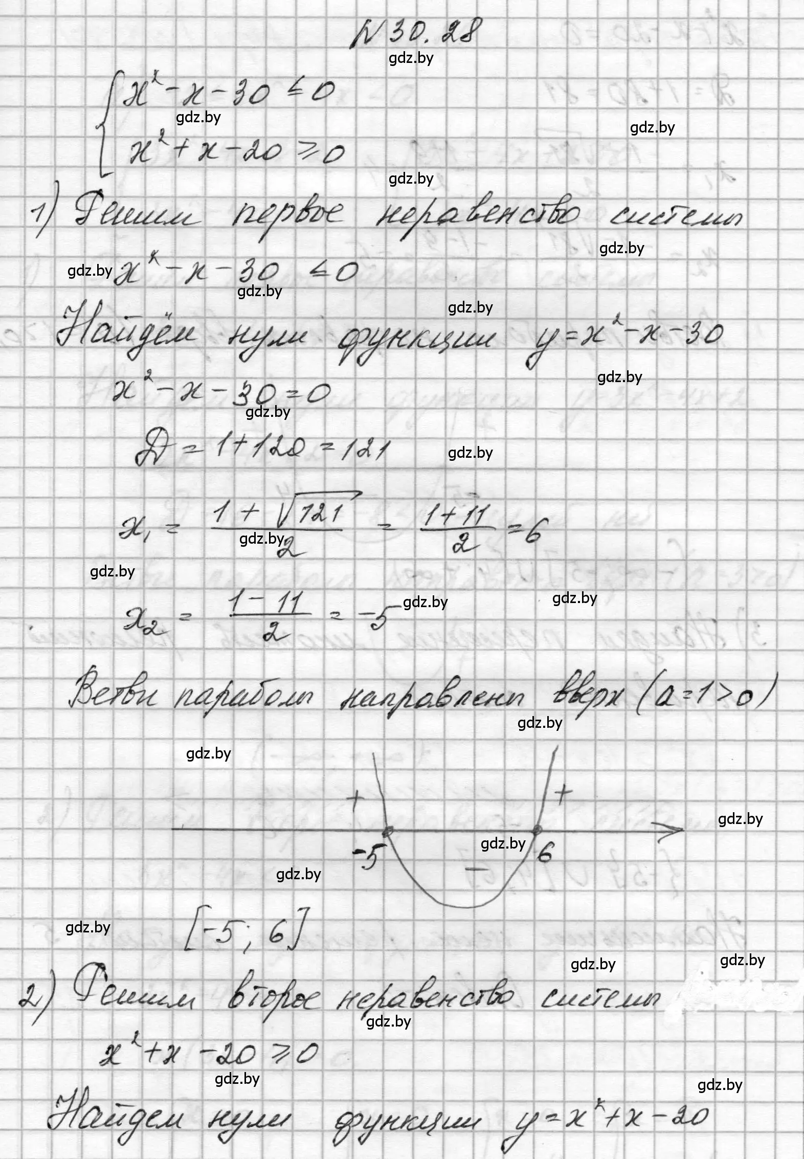 Решение номер 30.28 (страница 145) гдз по алгебре 7-9 класс Арефьева, Пирютко, сборник задач