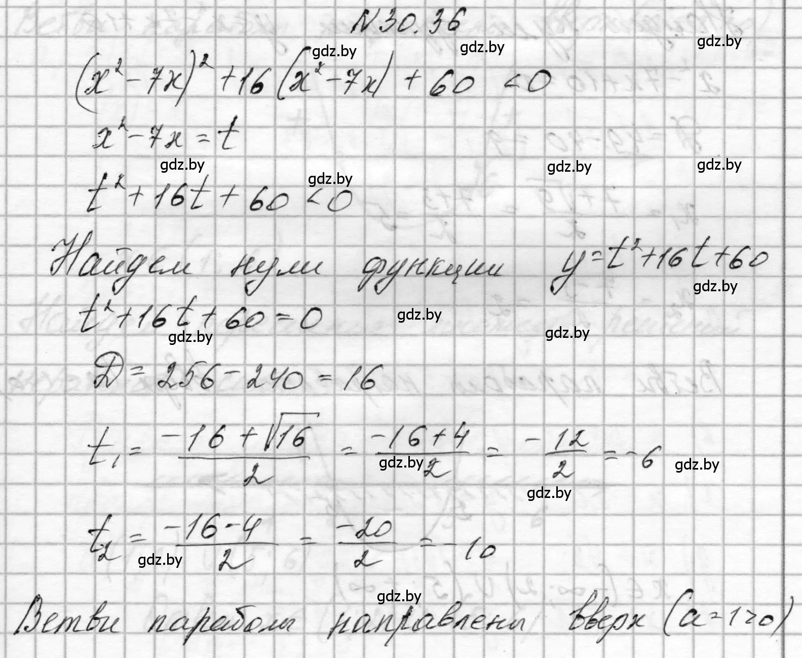 Решение номер 30.36 (страница 146) гдз по алгебре 7-9 класс Арефьева, Пирютко, сборник задач