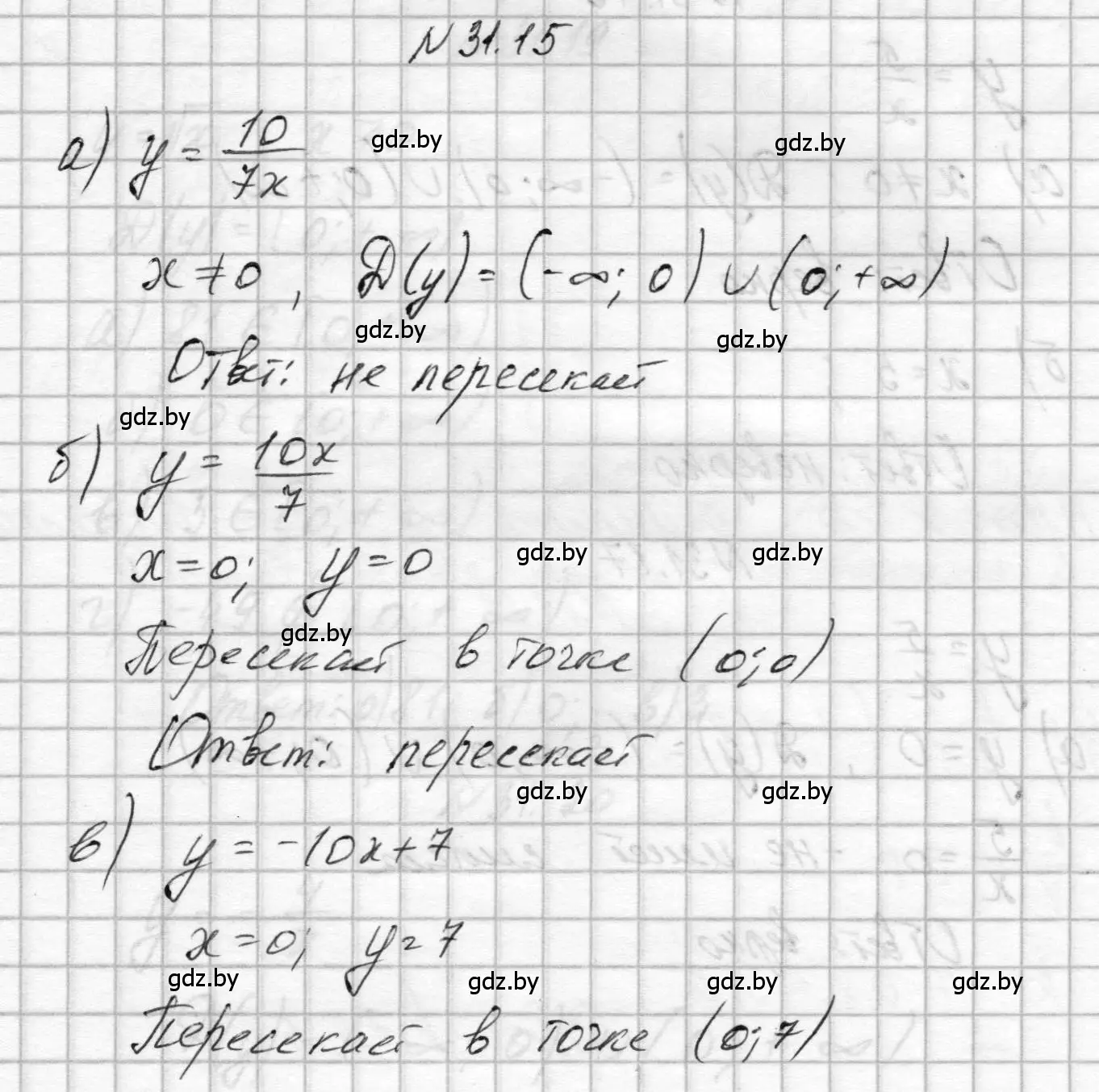 Решение номер 31.15 (страница 148) гдз по алгебре 7-9 класс Арефьева, Пирютко, сборник задач