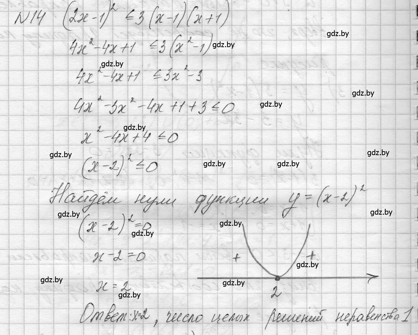 Решение номер 14 (страница 207) гдз по алгебре 7-9 класс Арефьева, Пирютко, сборник задач