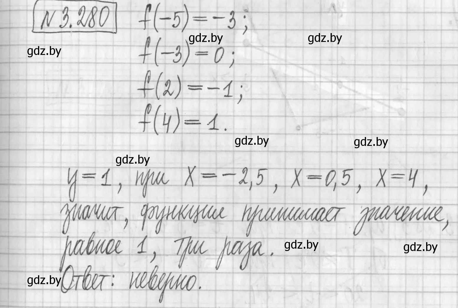 Решение номер 3.280 (страница 219) гдз по алгебре 7 класс Арефьева, Пирютко, учебник