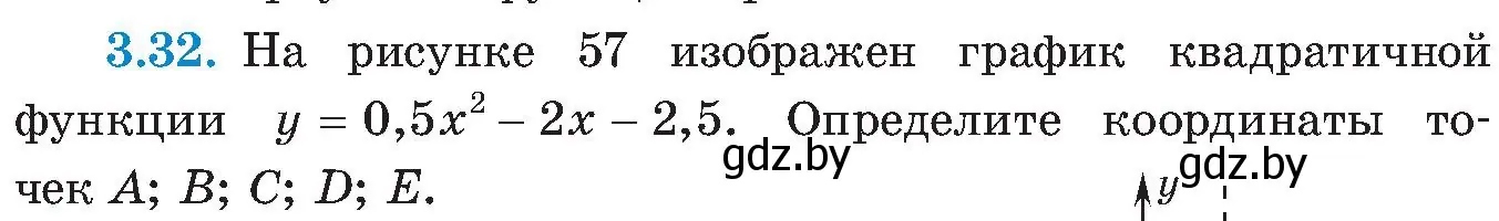 Условие номер 3.32 (страница 168) гдз по алгебре 8 класс Арефьева, Пирютко, учебник