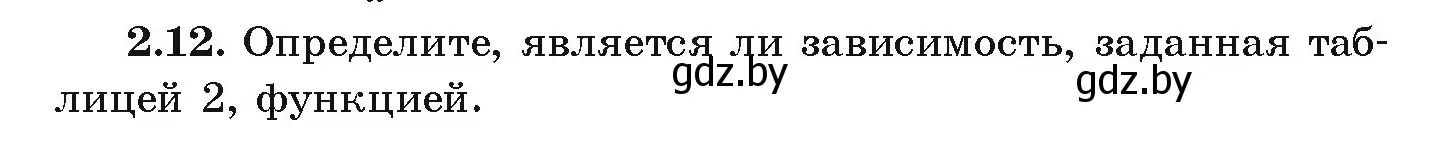 Условие номер 2.12 (страница 84) гдз по алгебре 9 класс Арефьева, Пирютко, учебник