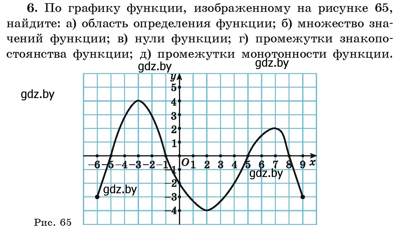 Условие номер 6 (страница 133) гдз по алгебре 9 класс Арефьева, Пирютко, учебник