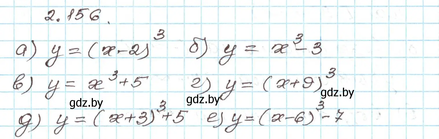 Решение номер 2.156 (страница 129) гдз по алгебре 9 класс Арефьева, Пирютко, учебник