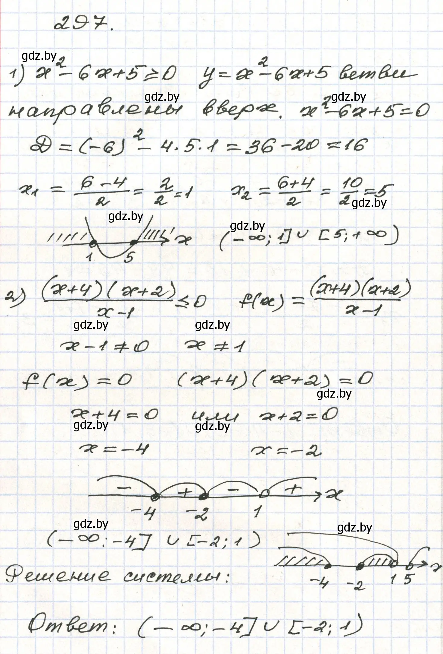 Решение номер 297 (страница 298) гдз по алгебре 9 класс Арефьева, Пирютко, учебник