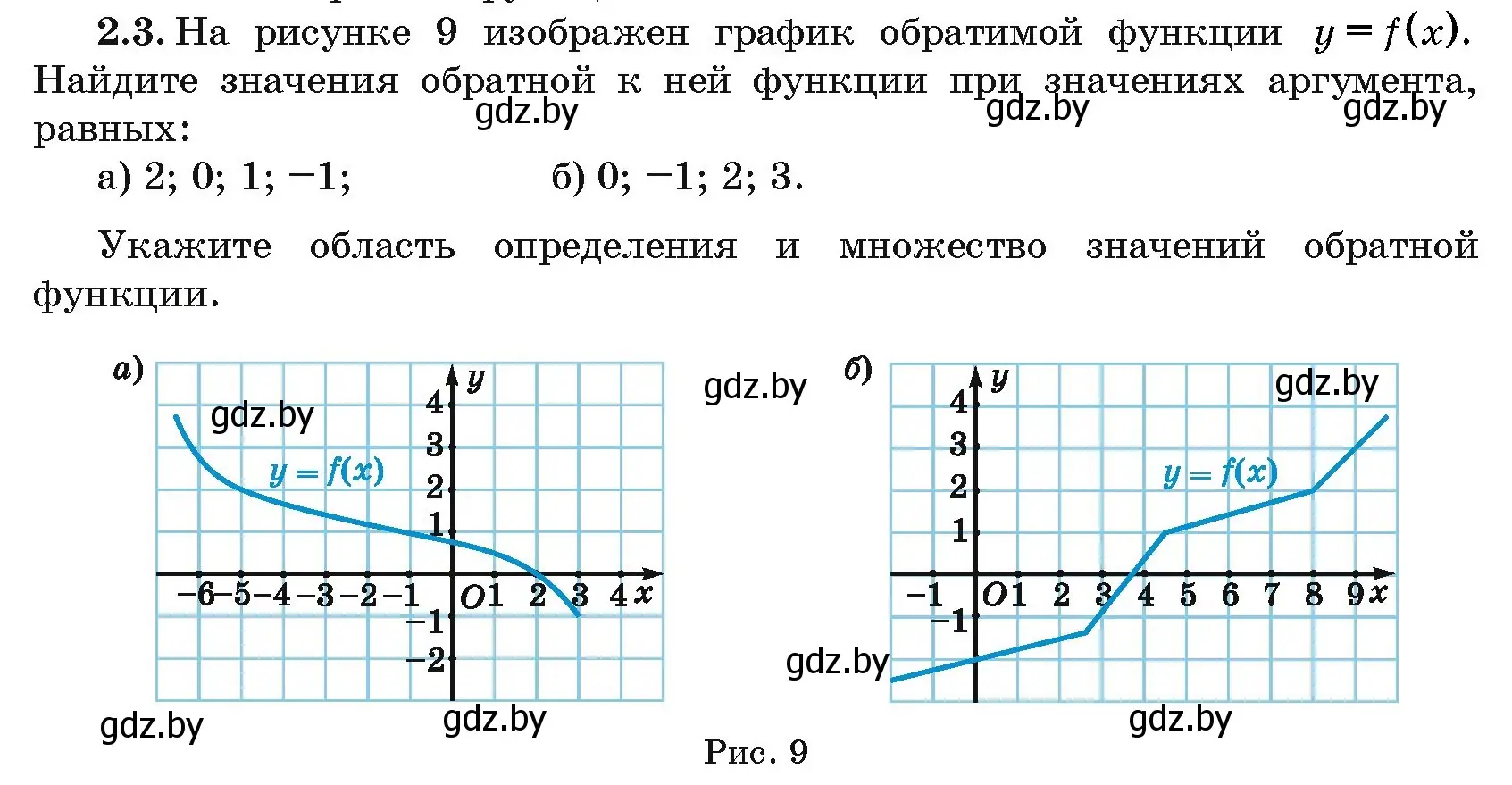 Условие номер 2.3 (страница 12) гдз по алгебре 10 класс Арефьева, Пирютко, сборник задач