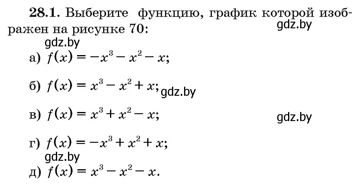 Условие номер 28.1 (страница 138) гдз по алгебре 10 класс Арефьева, Пирютко, сборник задач