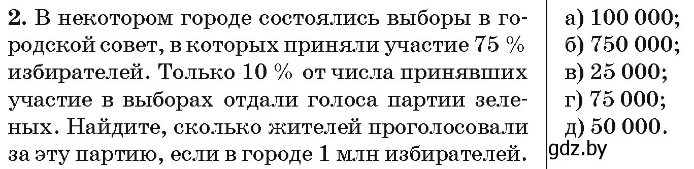 Условие номер 2 (страница 196) гдз по алгебре 10 класс Арефьева, Пирютко, сборник задач