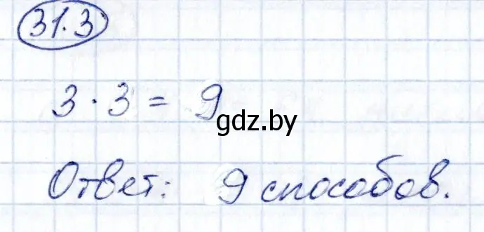 Решение номер 31.3 (страница 158) гдз по алгебре 10 класс Арефьева, Пирютко, сборник задач