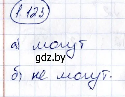 Решение номер 1.123 (страница 50) гдз по алгебре 10 класс Арефьева, Пирютко, учебник