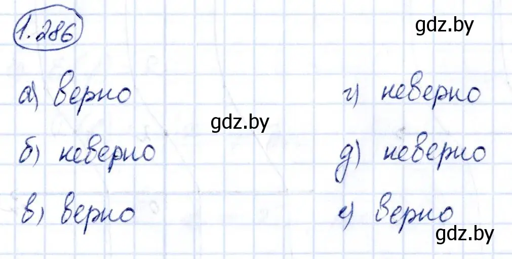 Решение номер 1.286 (страница 85) гдз по алгебре 10 класс Арефьева, Пирютко, учебник