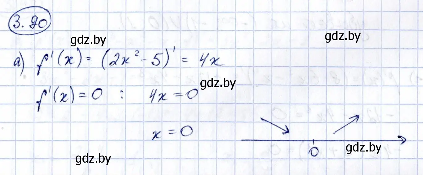 Решение номер 3.90 (страница 253) гдз по алгебре 10 класс Арефьева, Пирютко, учебник