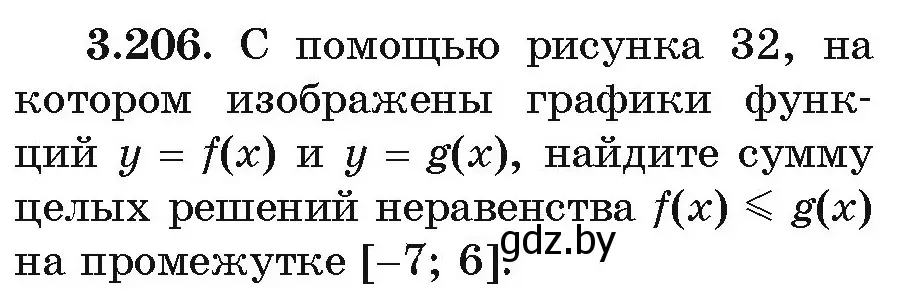 Условие номер 206 (страница 146) гдз по алгебре 11 класс Арефьева, Пирютко, учебник