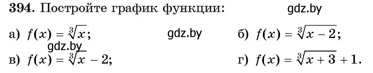 Условие номер 394 (страница 217) гдз по алгебре 11 класс Арефьева, Пирютко, учебник