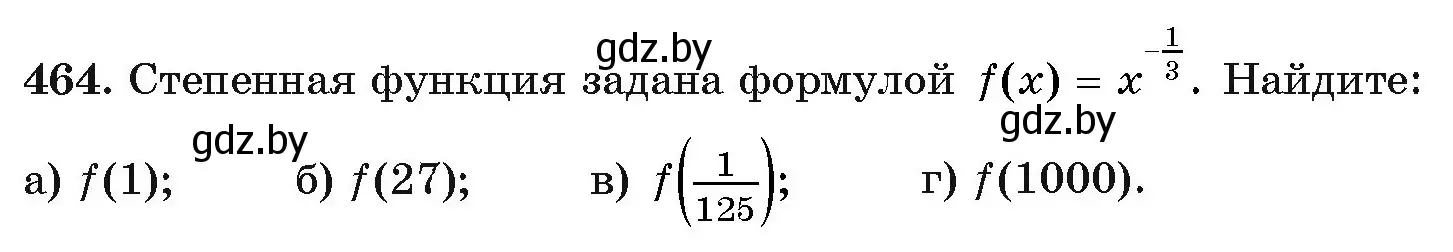 Условие номер 464 (страница 228) гдз по алгебре 11 класс Арефьева, Пирютко, учебник