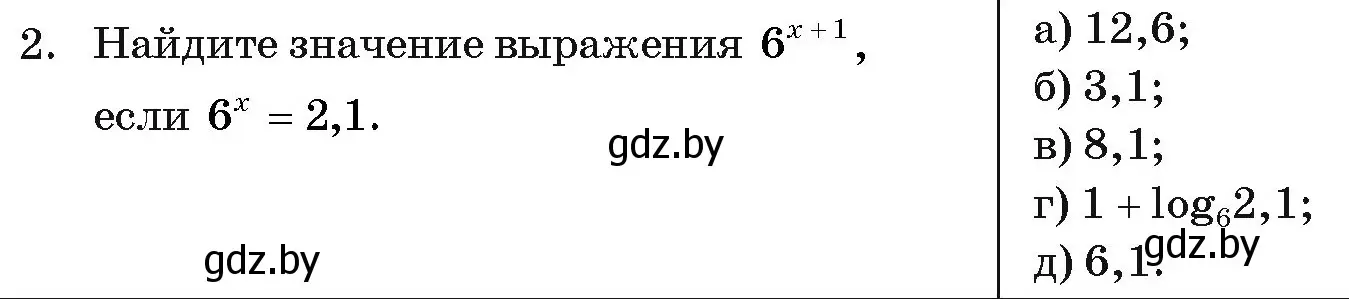 Условие номер 2 (страница 248) гдз по алгебре 11 класс Арефьева, Пирютко, учебник