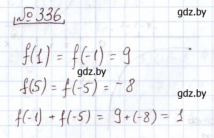 Решение номер 336 (страница 210) гдз по алгебре 11 класс Арефьева, Пирютко, учебник