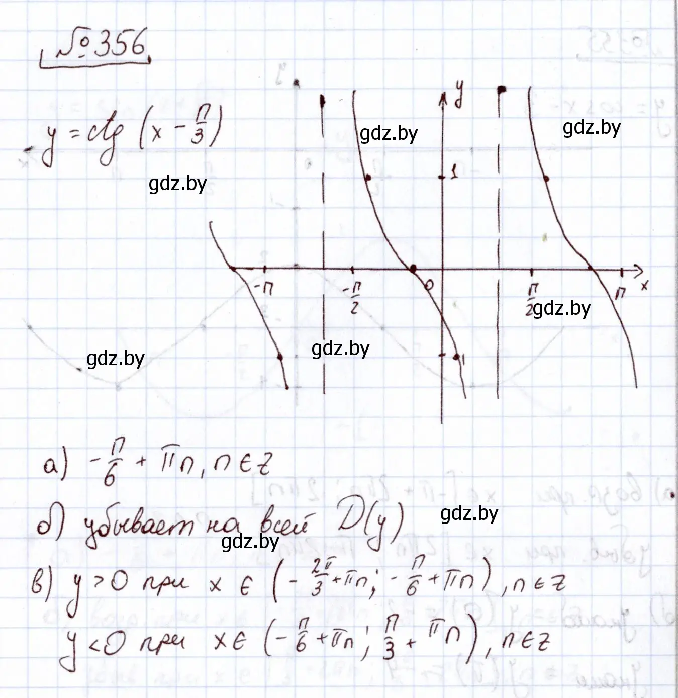Решение номер 356 (страница 213) гдз по алгебре 11 класс Арефьева, Пирютко, учебник
