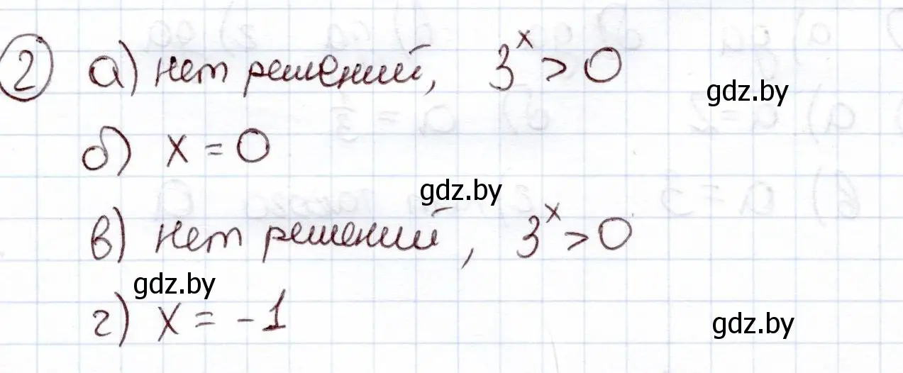 Решение номер 2 (страница 70) гдз по алгебре 11 класс Арефьева, Пирютко, учебник