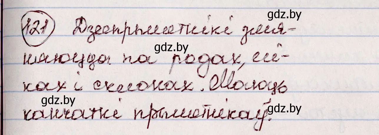 Решение номер 121 (страница 74) гдз по белорусскому языку 7 класс Валочка, Зелянко, учебник