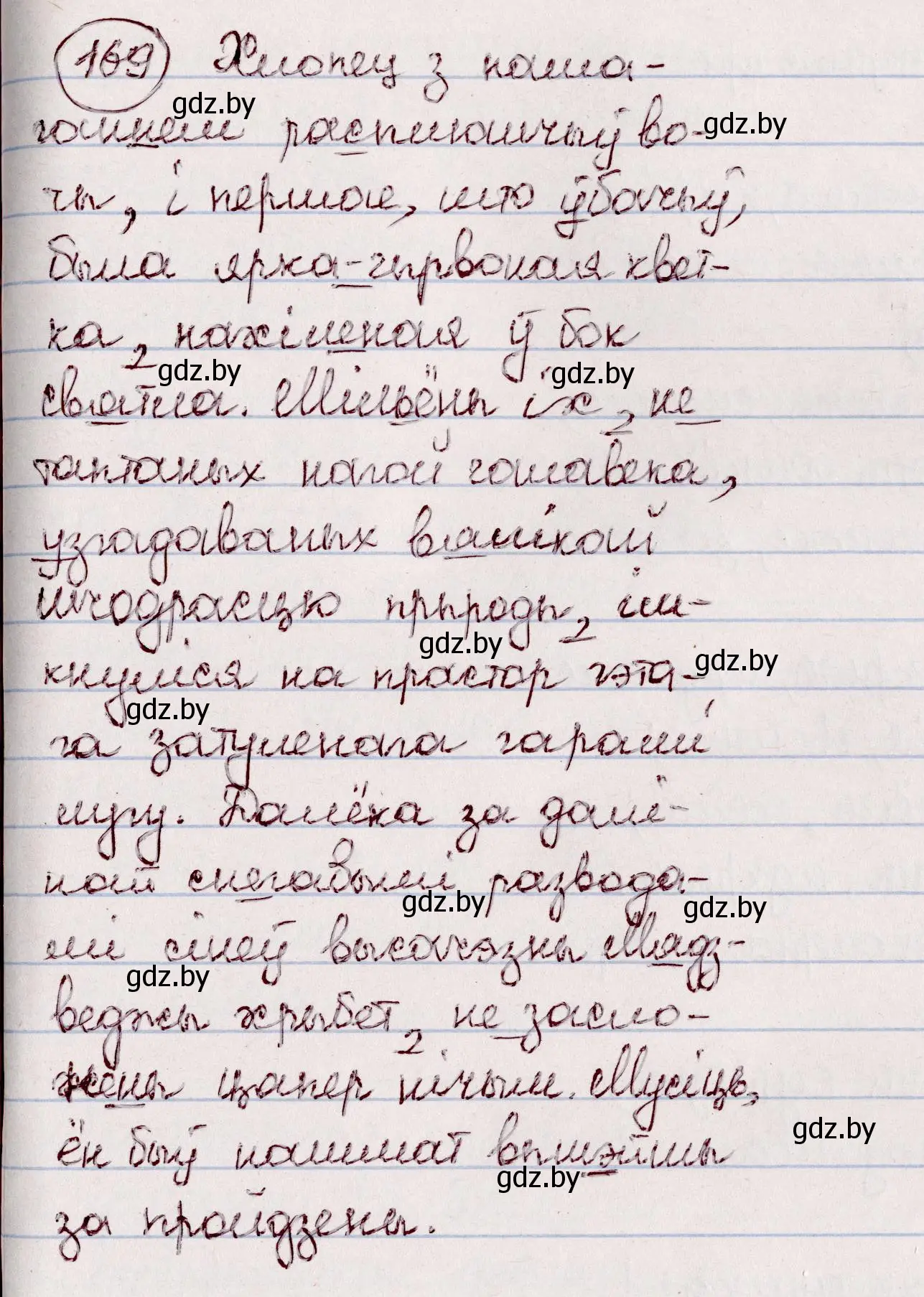 Решение номер 169 (страница 97) гдз по белорусскому языку 7 класс Валочка, Зелянко, учебник