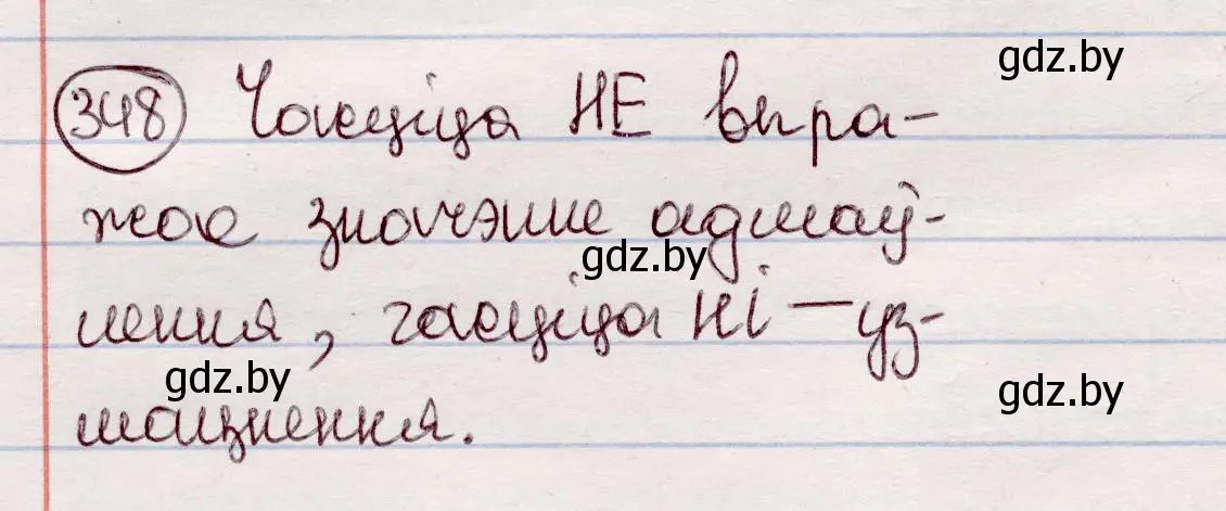 Решение номер 348 (страница 206) гдз по белорусскому языку 7 класс Валочка, Зелянко, учебник