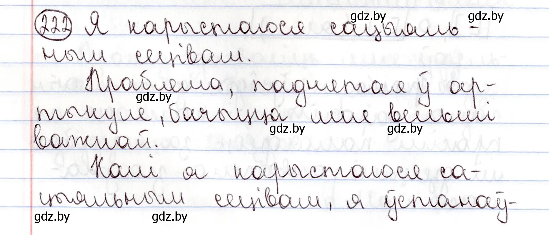 Решение номер 222 (страница 156) гдз по белорусскому языку 9 класс Валочка, Васюкович, учебник