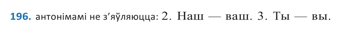 Решение 2. номер 196 (страница 115) гдз по белорусскому языку 10 класс Валочка, Васюкович, учебник