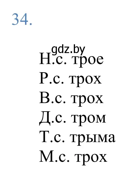 Решение 2. номер 34 (страница 28) гдз по белорусскому языку 11 класс Валочка, Васюкович, учебник