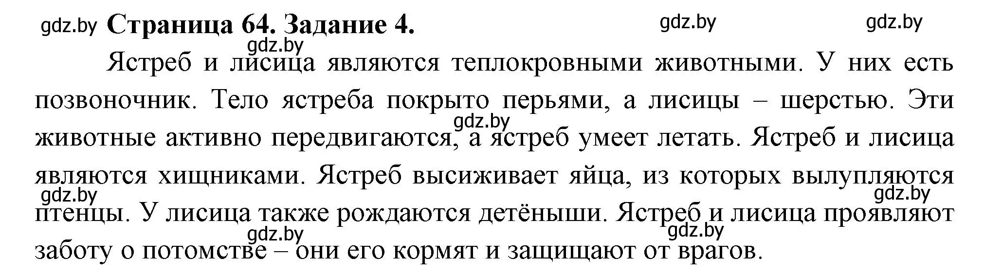 Решение номер 4 (страница 64) гдз по биологии 6 класс Лисов, Борщевская, рабочая тетрадь