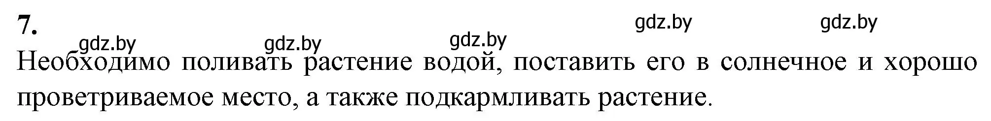 Решение номер 7 (страница 34) гдз по биологии 6 класс Лисов, Борщевская, тетрадь для лабораторных и практических работ