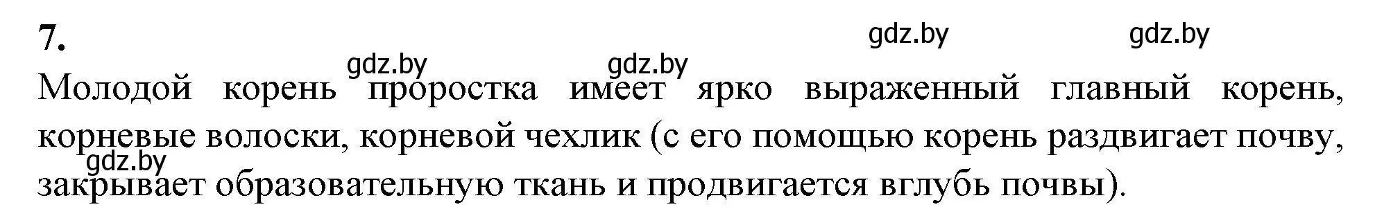 Решение номер 7 (страница 30) гдз по биологии 7 класс Лисов, тетрадь для лабораторных и практических работ