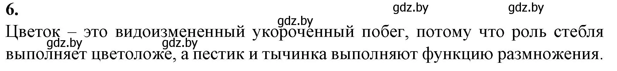 Решение номер 6 (страница 48) гдз по биологии 7 класс Лисов, тетрадь для лабораторных и практических работ