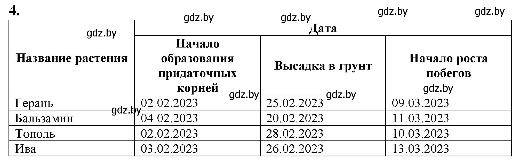 Решение номер 4 (страница 45) гдз по биологии 7 класс Лисов, тетрадь для лабораторных и практических работ