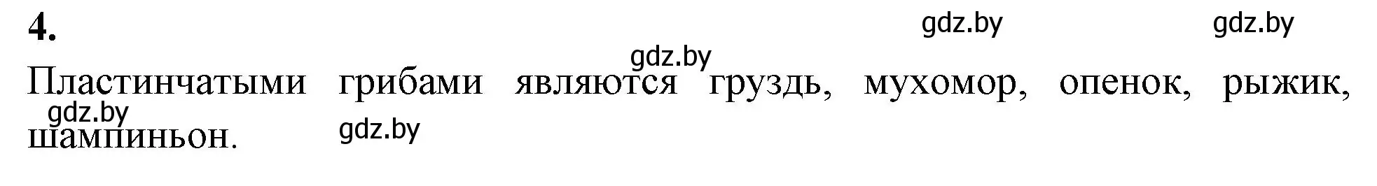 Решение номер 4 (страница 26) гдз по биологии 7 класс Лисов, рабочая тетрадь