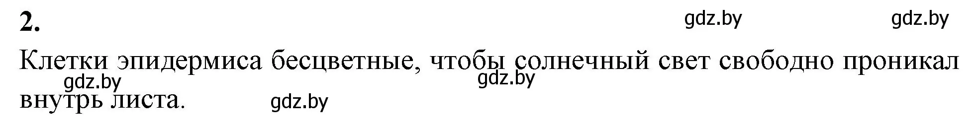 Решение номер 2 (страница 66) гдз по биологии 7 класс Лисов, рабочая тетрадь