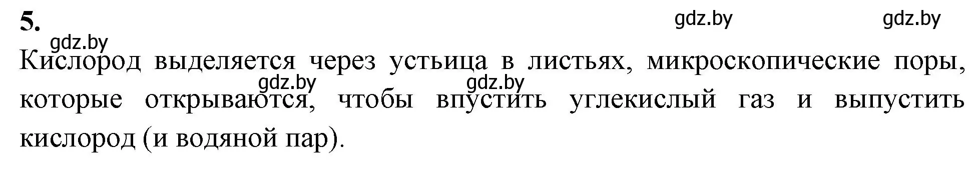 Решение номер 5 (страница 67) гдз по биологии 7 класс Лисов, рабочая тетрадь