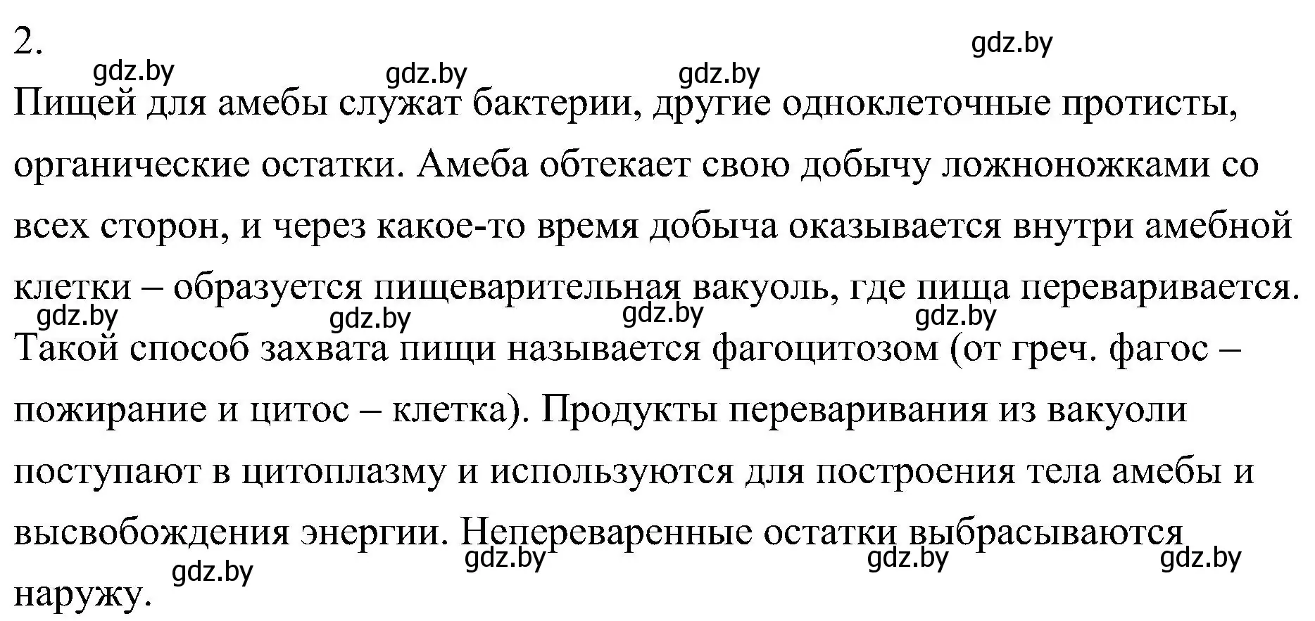 Решение номер 2 (страница 34) гдз по биологии 7 класс Лисов, учебник