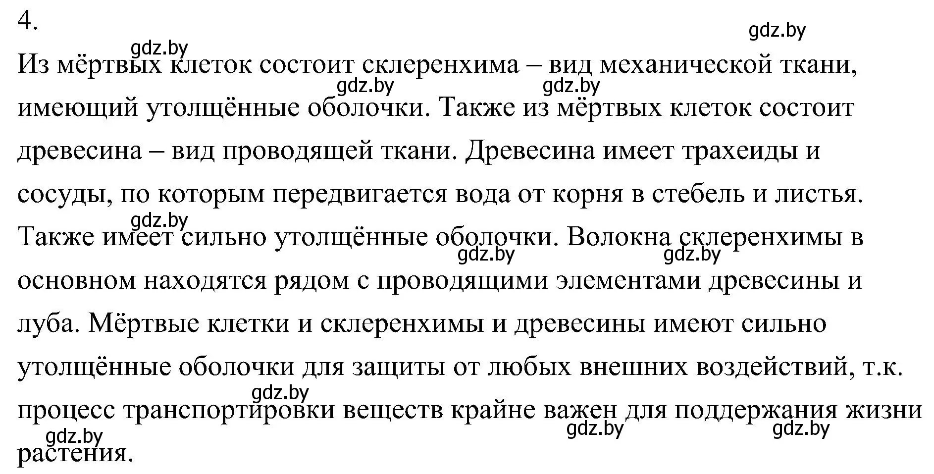 Решение номер 4 (страница 81) гдз по биологии 7 класс Лисов, учебник