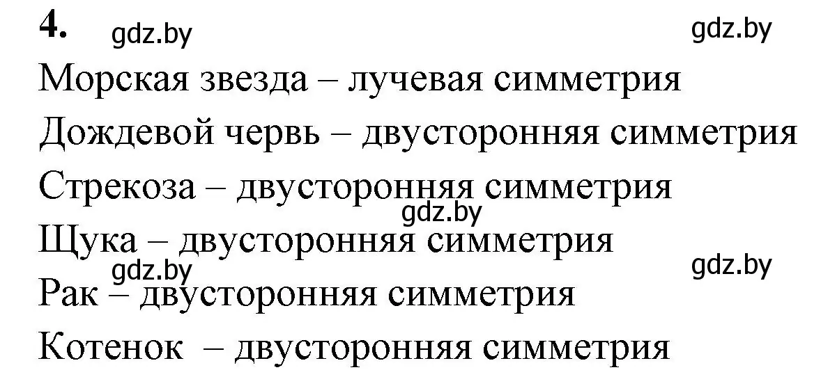Решение номер 4 (страница 3) гдз по биологии 8 класс Лисов, рабочая тетрадь