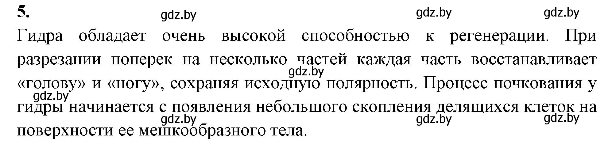 Решение номер 5 (страница 6) гдз по биологии 8 класс Лисов, рабочая тетрадь