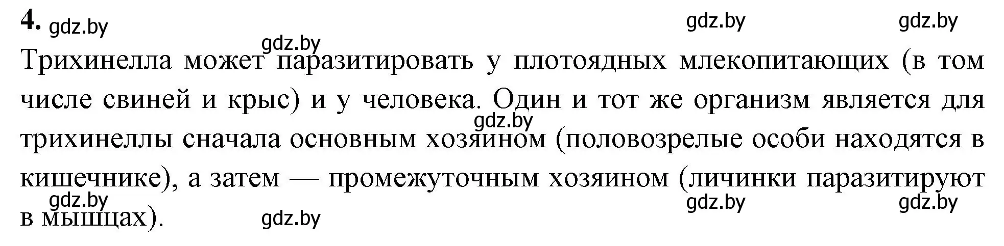 Решение номер 4 (страница 13) гдз по биологии 8 класс Лисов, рабочая тетрадь