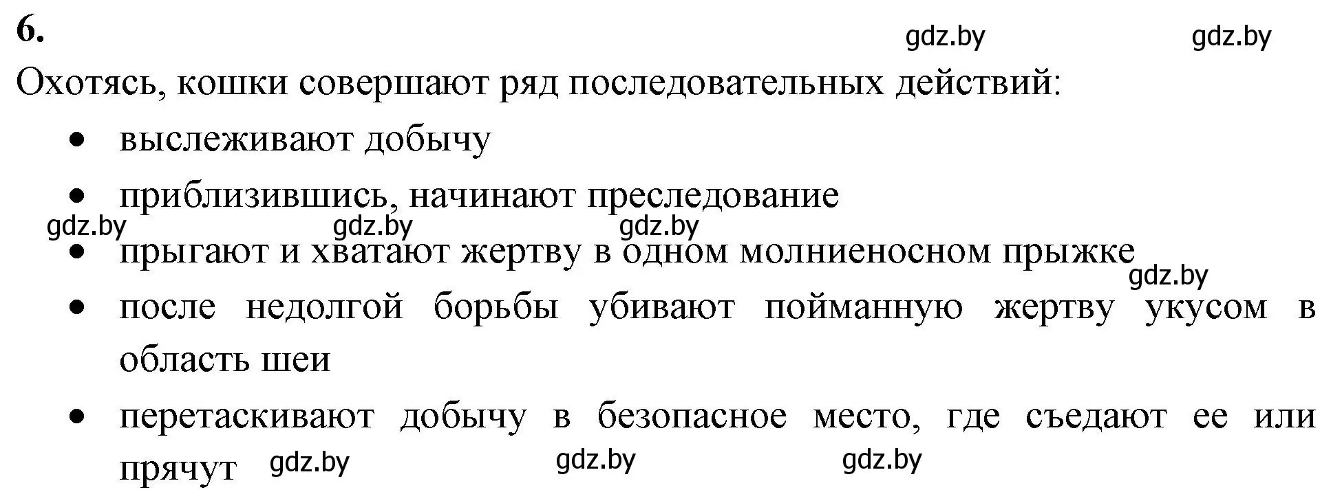 Решение номер 6 (страница 113) гдз по биологии 8 класс Лисов, рабочая тетрадь