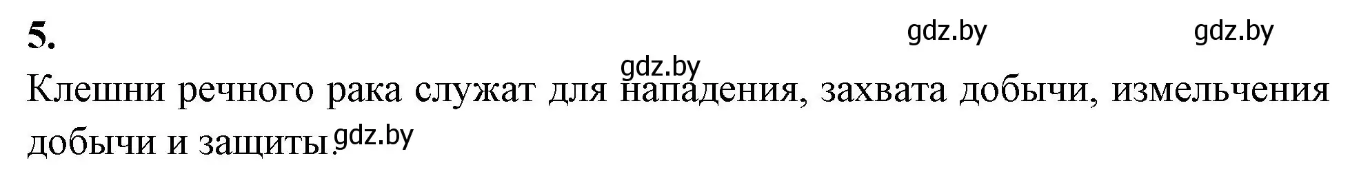 Решение номер 5 (страница 35) гдз по биологии 8 класс Лисов, рабочая тетрадь