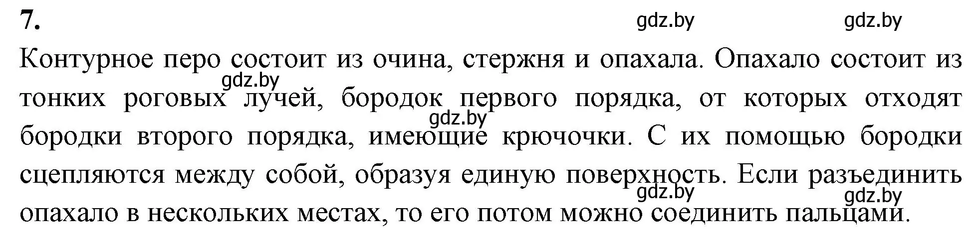 Решение номер 7 (страница 19) гдз по биологии 8 класс Рогожников, тетрадь для экскурсий, лабораторных и практических работ